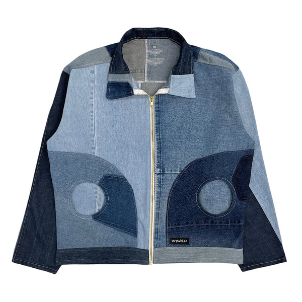 (Preorder Before Christmas - 5 Total) Patchwork Denim Work Jacket by Jayavelli