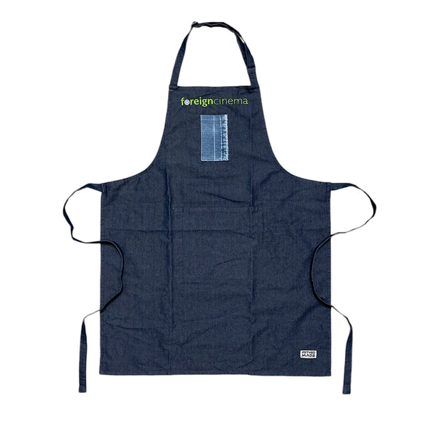 Method Made x Foreign Cinema Denim Bib Apron