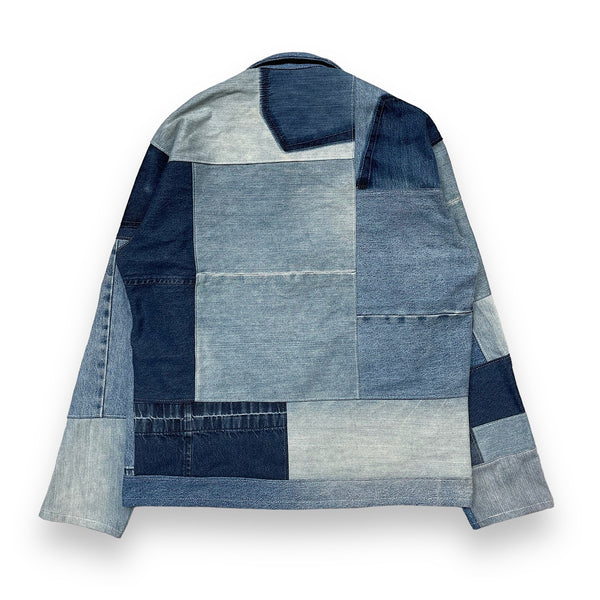 Patchwork Denim Work Jacket by Jayavelli